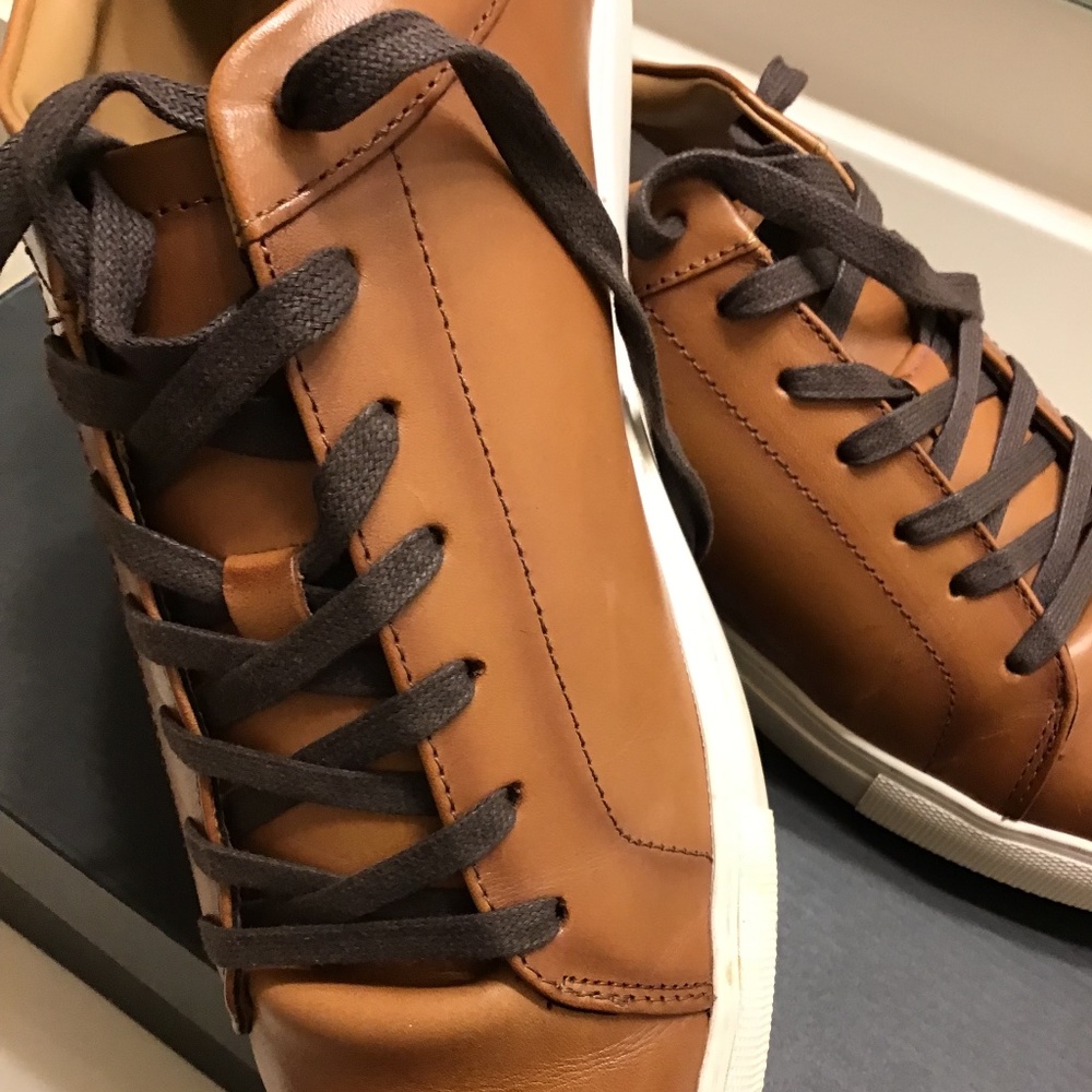 NORDSTROM LEATHER SNEAKERS MENS - Picture 8 of 16